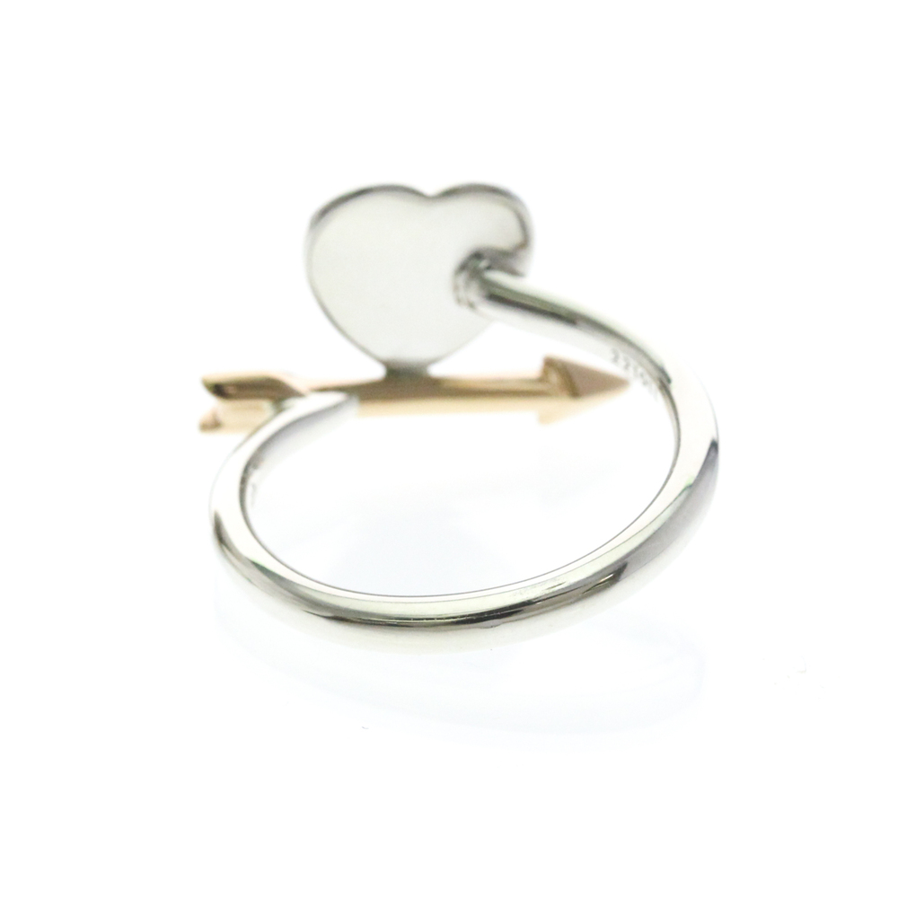 Tiffany Lovestruck Ring Pink Gold (18K),Silver Fashion No Stone Band Ring Sil... - Picture 3 of 11